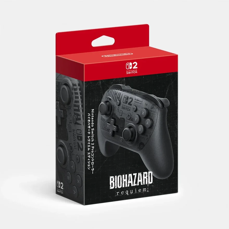 バイオハザード レクイエムデザインのNintendo Switch 2 Proコントローラー