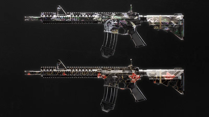 ギルドパール迷彩パックの武器デザイン