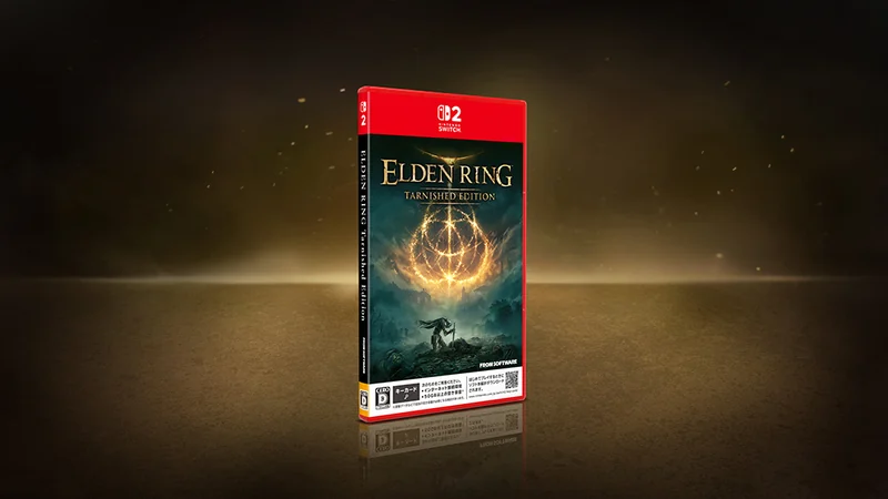 Nintendo Switch 2用ELDEN RING Tarnished Editionのキーカードパッケージ